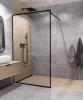 JELLOW TEINE SCIANKA WALK-IN 80/200, CZARNA, SZKŁO CZYSTE Z RAMKĄ // KNG.KN-02-W-33-80
